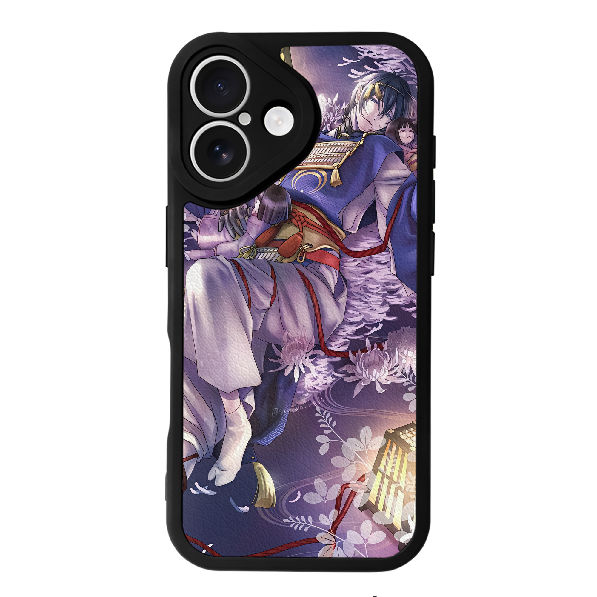 （画像用） 刀剣乱舞 Touken Ranbu 【iPhone 16シリーズ対応】シリコンスマホケース（レザー調） 材質：シリコン